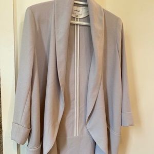 Aritzia Wilfred taupe CHEVALIER blazer size 6